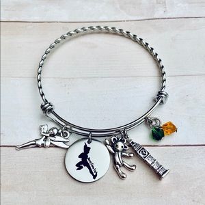Peter Pan Never grow up Charm bracelet